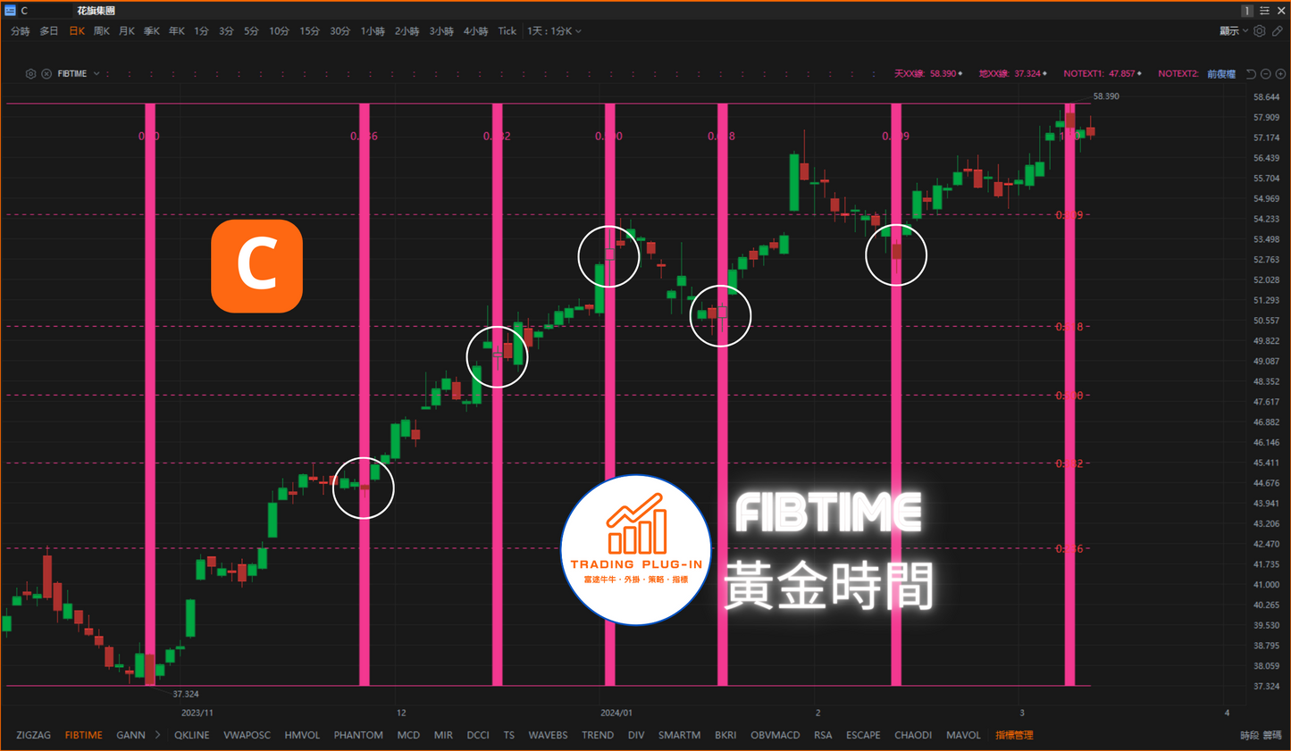 富途牛牛外掛指標 - FIBTIME - 黃金時間